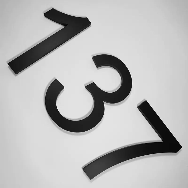 Acrylic Floating House Number